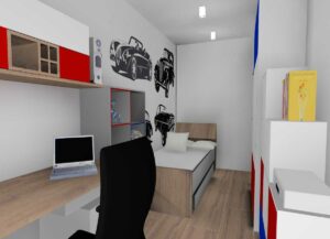 Pokój dziecięcy z naklejkami na ścianach